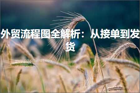 跨境电商知识:外贸流程图全解析：从接单到发货